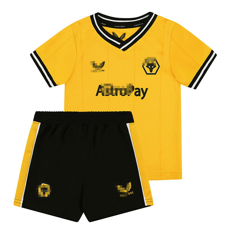 Camiseta Wolverhampton Wanderers 2023/2024 Home Niño Kit